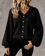 Vyla™ Hooded Corduroy Button-Up Jacket