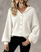 Vyla™ Hooded Corduroy Button-Up Jacket