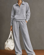 Vyla™ Half-Zip Sweatshirt & Pants Set