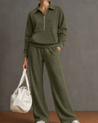 Vyla™ Half-Zip Sweatshirt & Pants Set