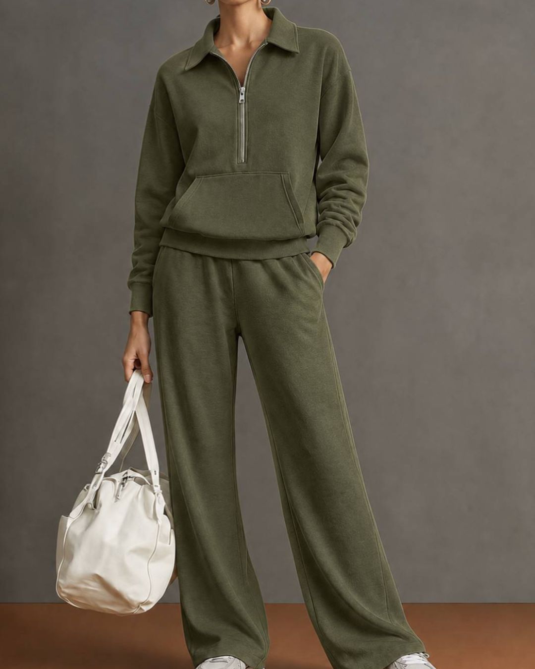 Vyla™ Half-Zip Sweatshirt & Pants Set