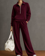 Vyla™ Half-Zip Sweatshirt & Pants Set