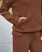 Vyla™ Casual 2-Piece Cargo Sweatsuit Set Hoodie and Pants