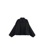 Vyla™ Batwing Sleeve Faux Suede Bomber Jacket