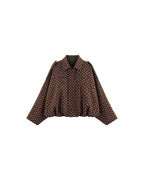 Vyla™ Batwing Sleeve Faux Suede Bomber Jacket