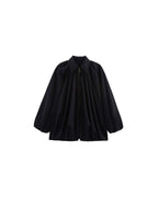 Vyla™ Oversized Batwing Sleeve Bomber Jacket