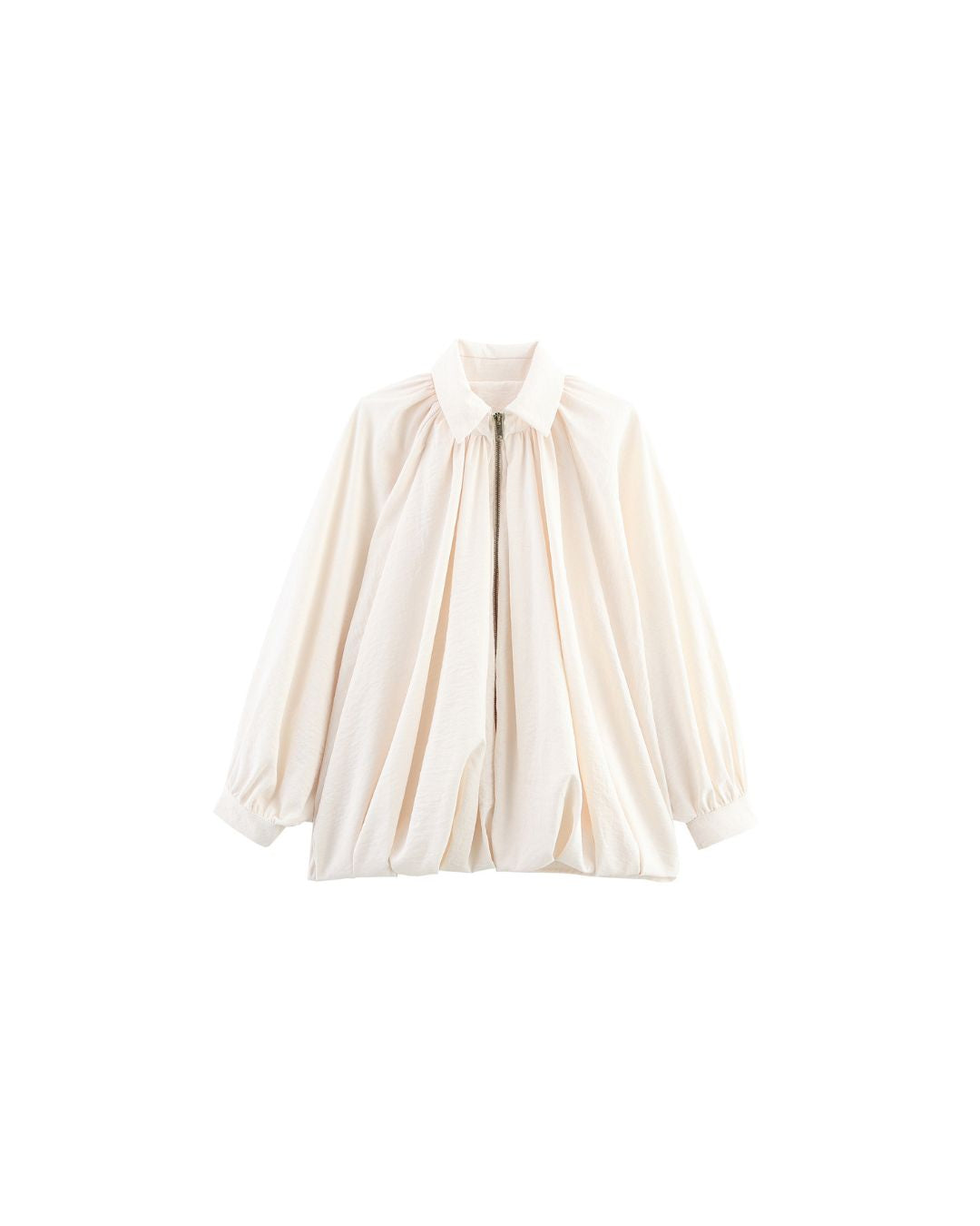 Vyla™ Oversized Batwing Sleeve Bomber Jacket