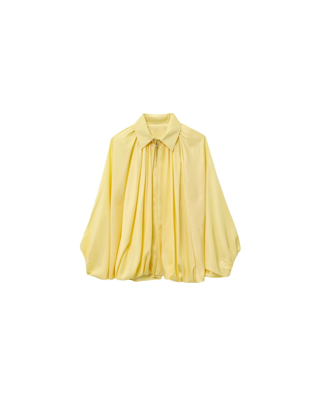 Vyla™ Oversized Batwing Sleeve Bomber Jacket