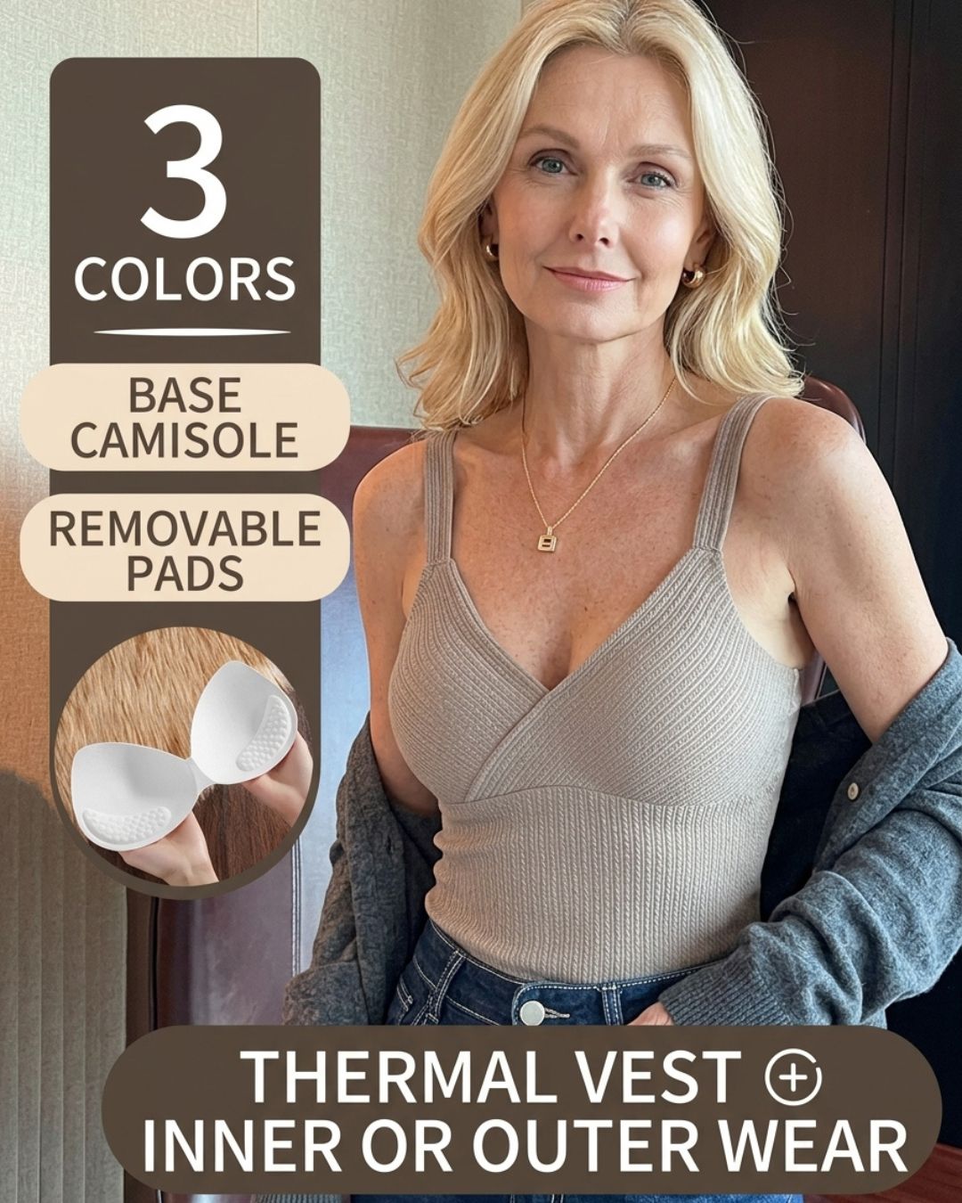 Vyla™ Thermal Built-in Bra Tank Top