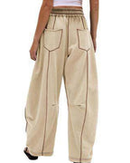 Vyla™ Wide Leg Drawstring Sweatpants Casual Lounge Pants with Pockets