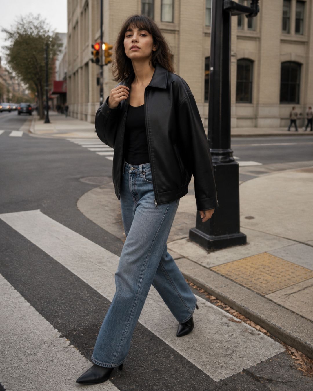 Vyla™ Oversized Bomber Jacket