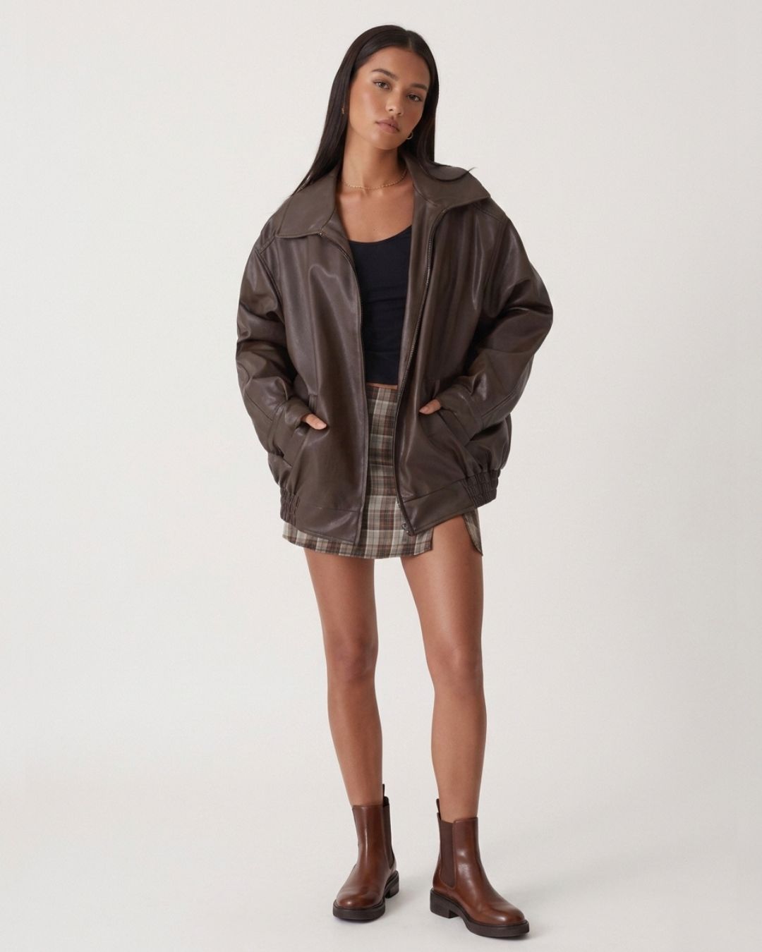Vyla™ Oversized Bomber Jacket
