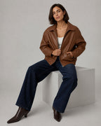 Vyla™ Oversized Bomber Jacket
