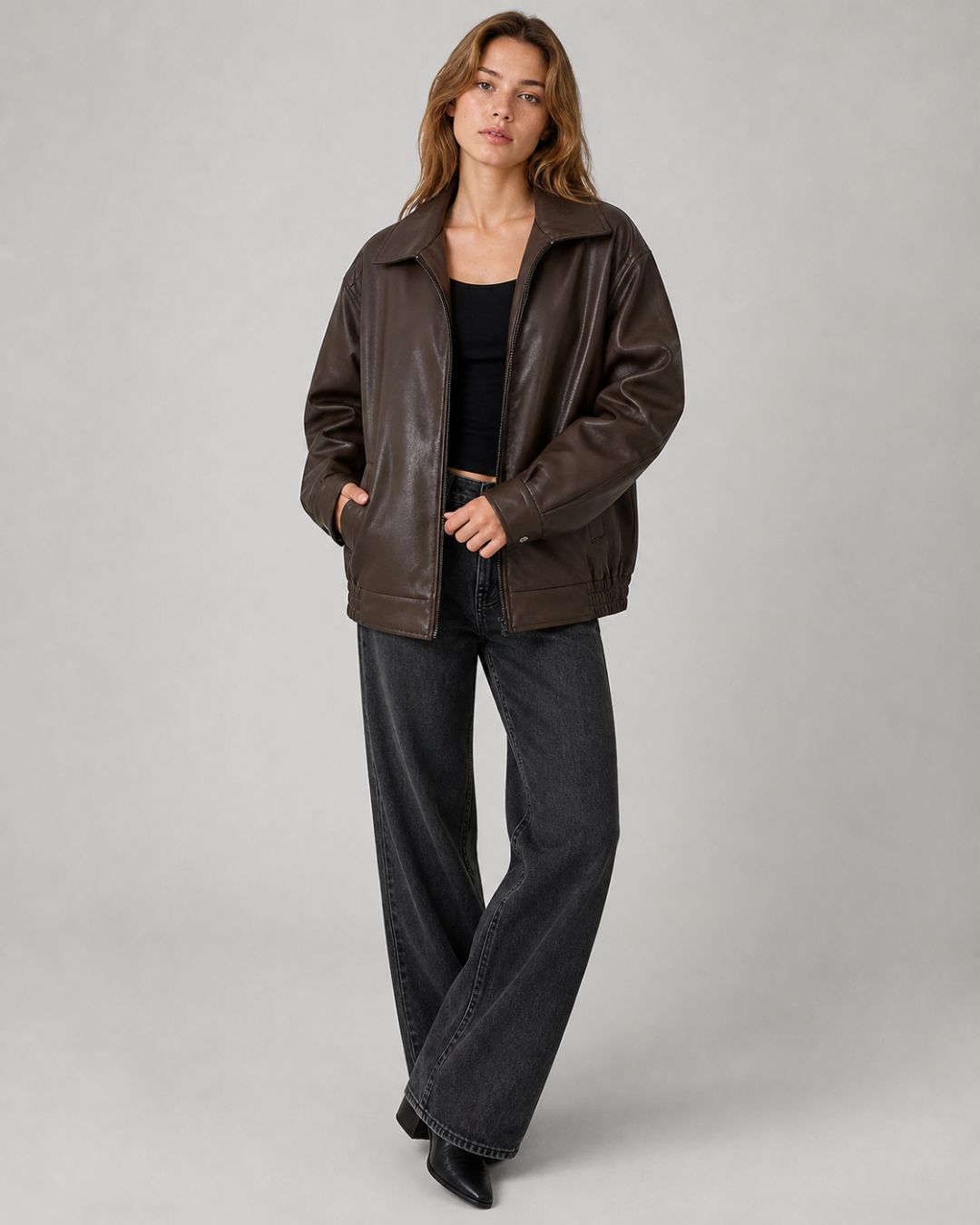Vyla™ Oversized Bomber Jacket