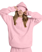 Vyla™ The Nap Hoodie Built-In Sleep Mask Pullover & Jogger Casual Set
