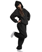 Vyla™ The Nap Hoodie Built-In Sleep Mask Pullover & Jogger Casual Set