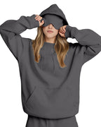Vyla™ The Nap Hoodie Built-In Sleep Mask Pullover & Jogger Casual Set