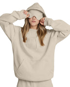 Vyla™ The Nap Hoodie Built-In Sleep Mask Pullover & Jogger Casual Set