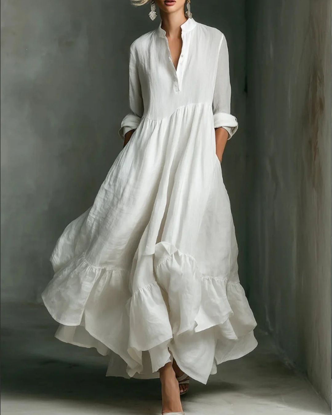 Vyla™ Elegant Flowy Maxi Dress