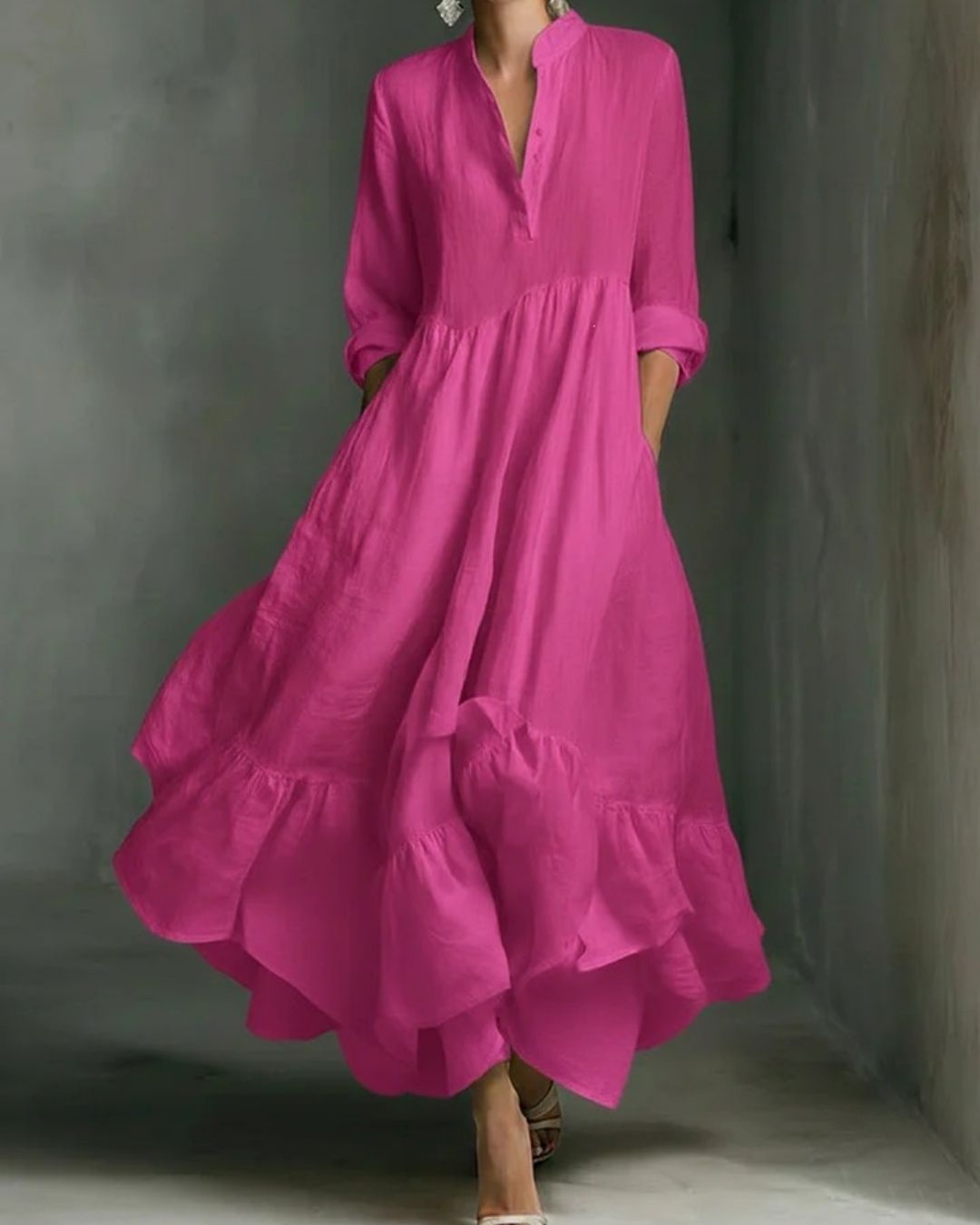 Vyla™ Elegant Flowy Maxi Dress