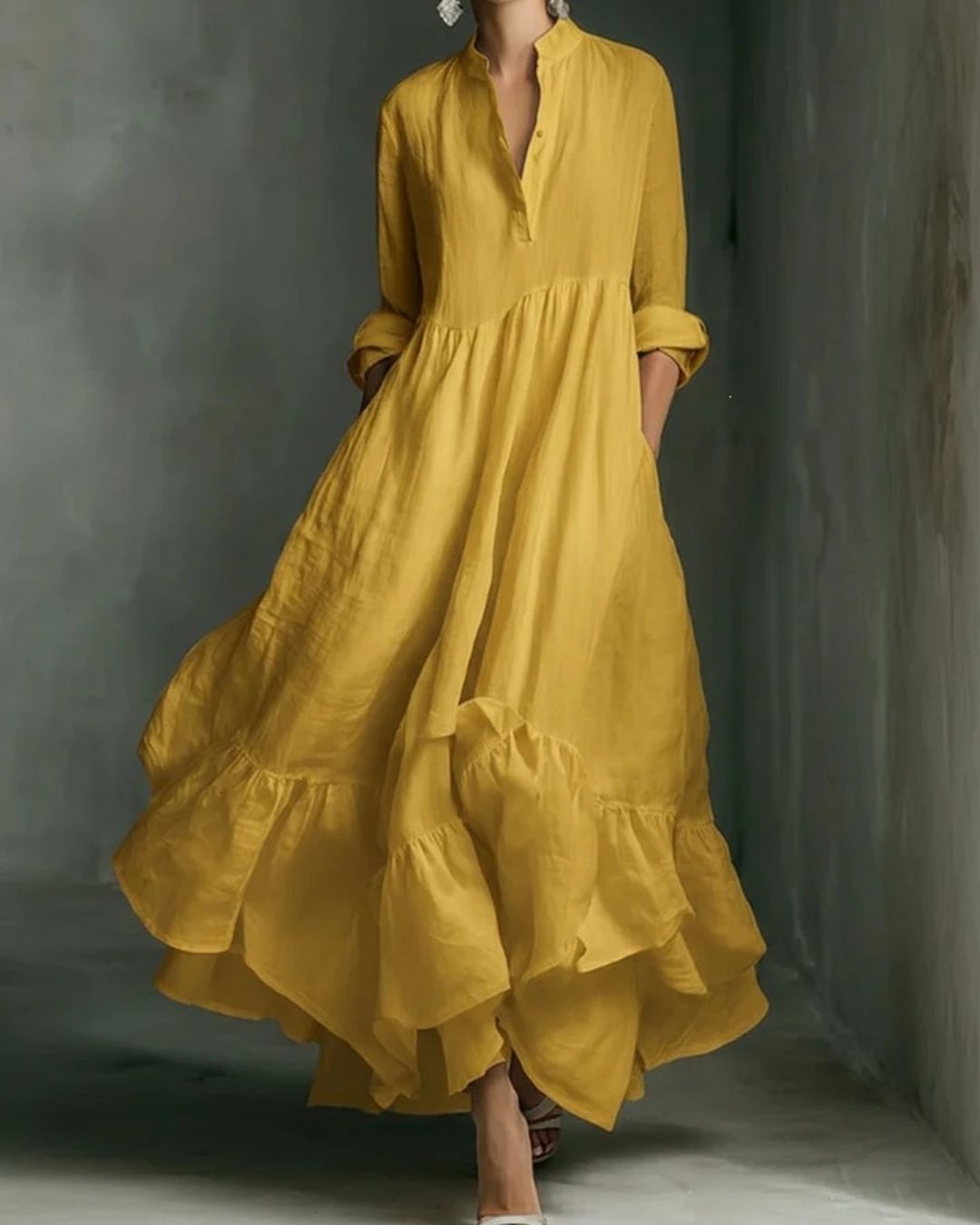 Vyla™ Elegant Flowy Maxi Dress