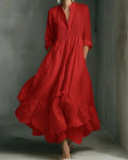 Vyla™ Elegant Flowy Maxi Dress