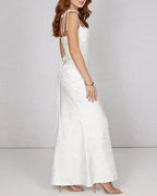 Vyla™ Lace Mermaid Tie-Strap Backless Maxi Dress