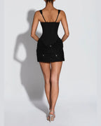 Vyla™ Sparkling Corset Mini Dress
