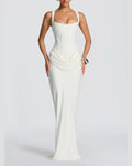 Vyla™ Lace-Up Corset Maxi Dress