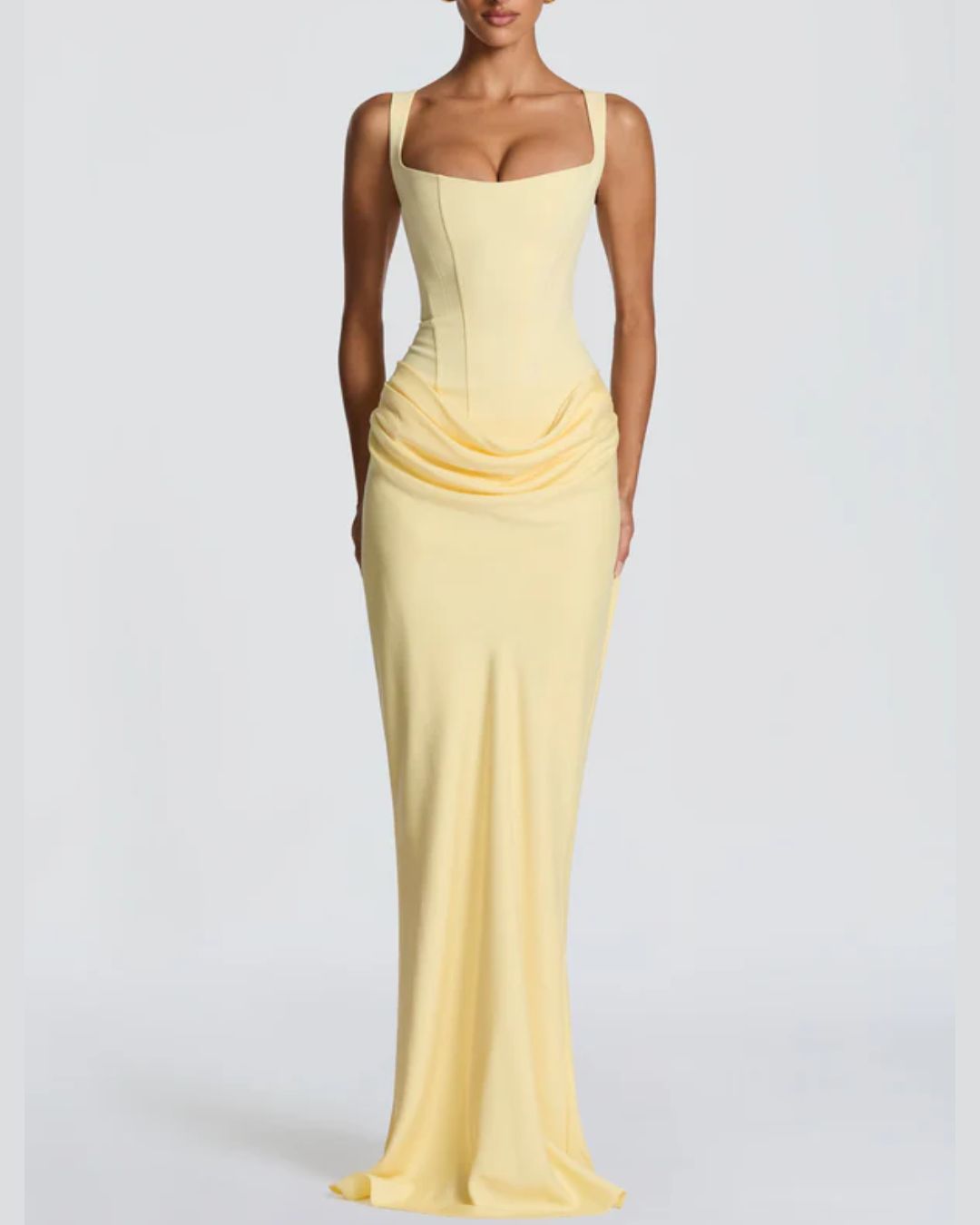 Vyla™ Lace-Up Corset Maxi Dress