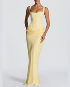 Vyla™ Lace-Up Corset Maxi Dress