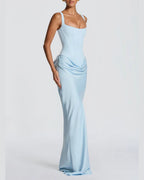 Vyla™ Lace-Up Corset Maxi Dress