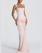 Vyla™ Lace-Up Corset Maxi Dress