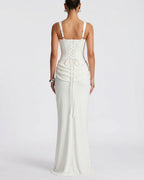 Vyla™ Lace-Up Corset Maxi Dress