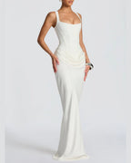 Vyla™ Lace-Up Corset Maxi Dress