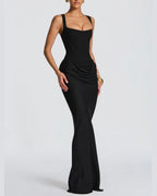 Vyla™ Lace-Up Corset Maxi Dress