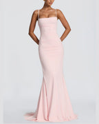 Vyla™ Lace-Up Backless Mermaid Gown