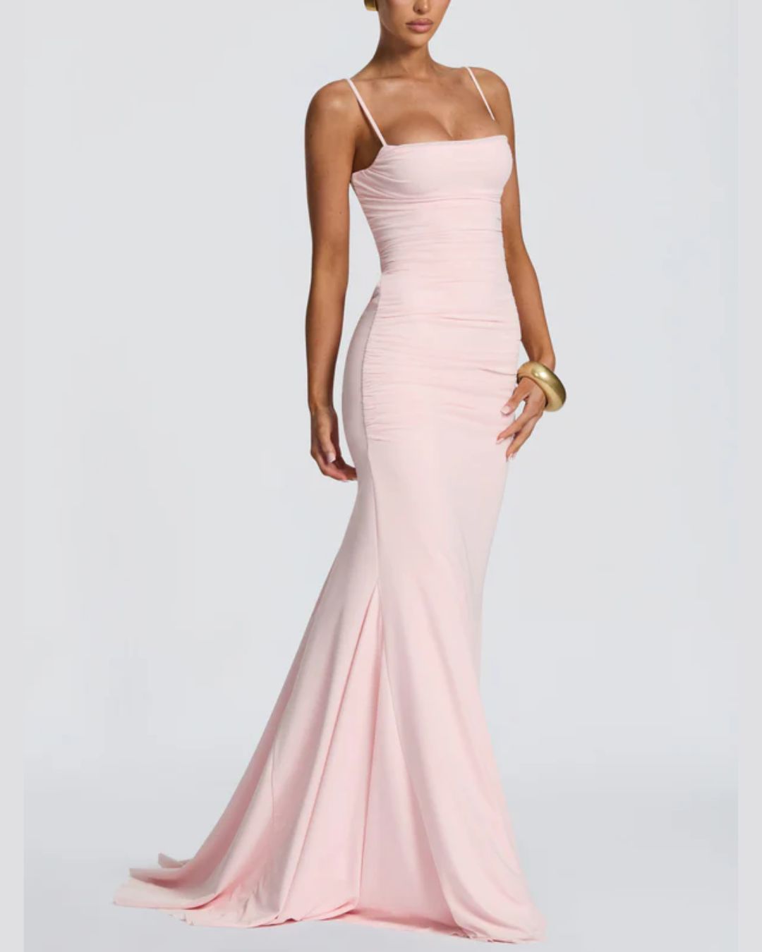 Vyla™ Lace-Up Backless Mermaid Gown