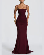 Vyla™ Lace-Up Backless Mermaid Gown