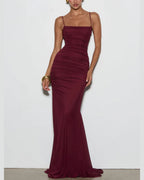 Vyla™ Lace-Up Backless Mermaid Gown