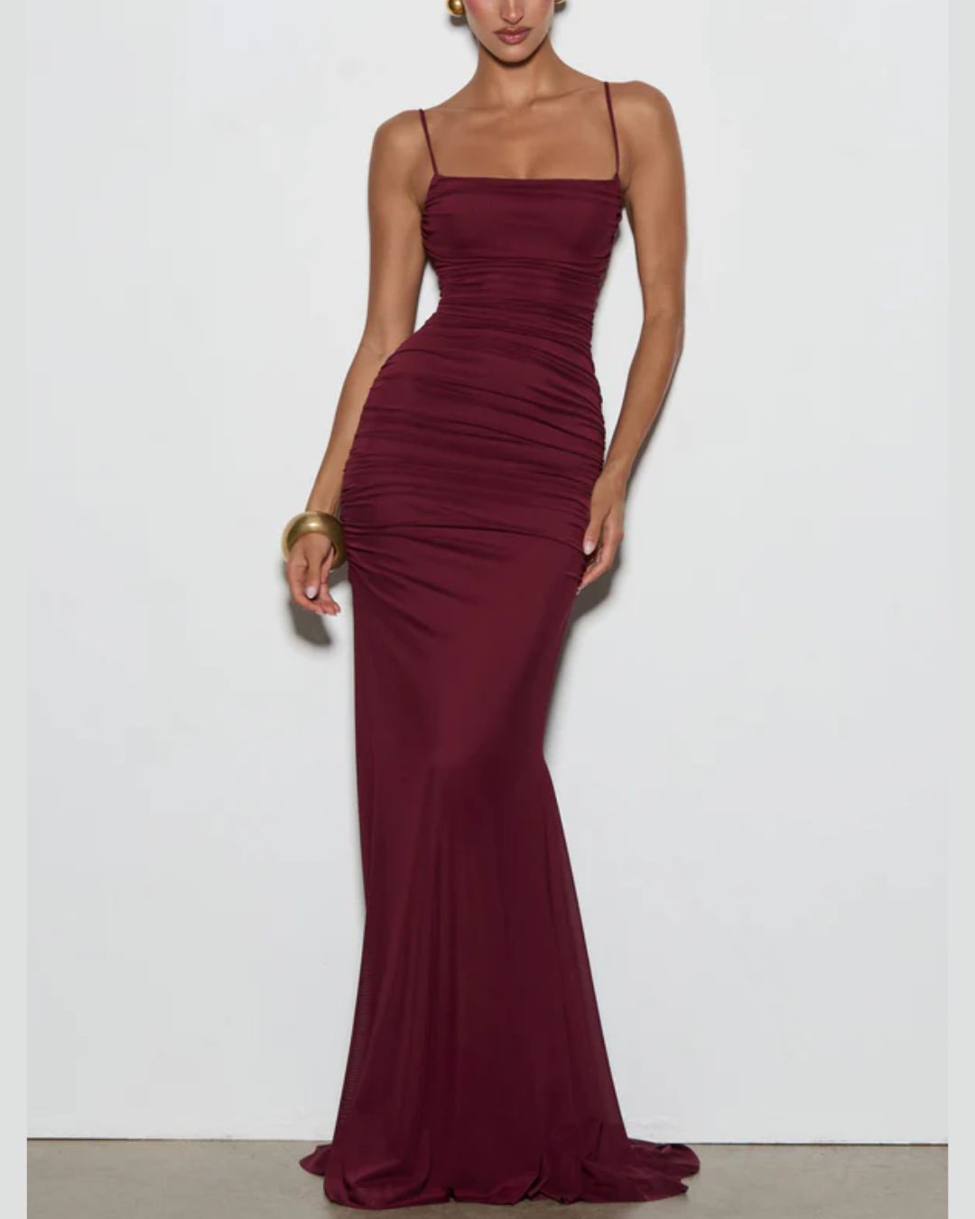 Vyla™ Lace-Up Backless Mermaid Gown