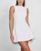 Vyla™ Backless Skater Mini Dress - Sleeveless Summer Party Dress
