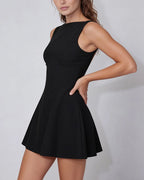 Vyla™ Backless Skater Mini Dress - Sleeveless Summer Party Dress
