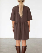 Vyla™ Casual Loose Tiered Mini Dress