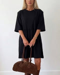 Vyla™ Casual Loose Tiered Mini Dress