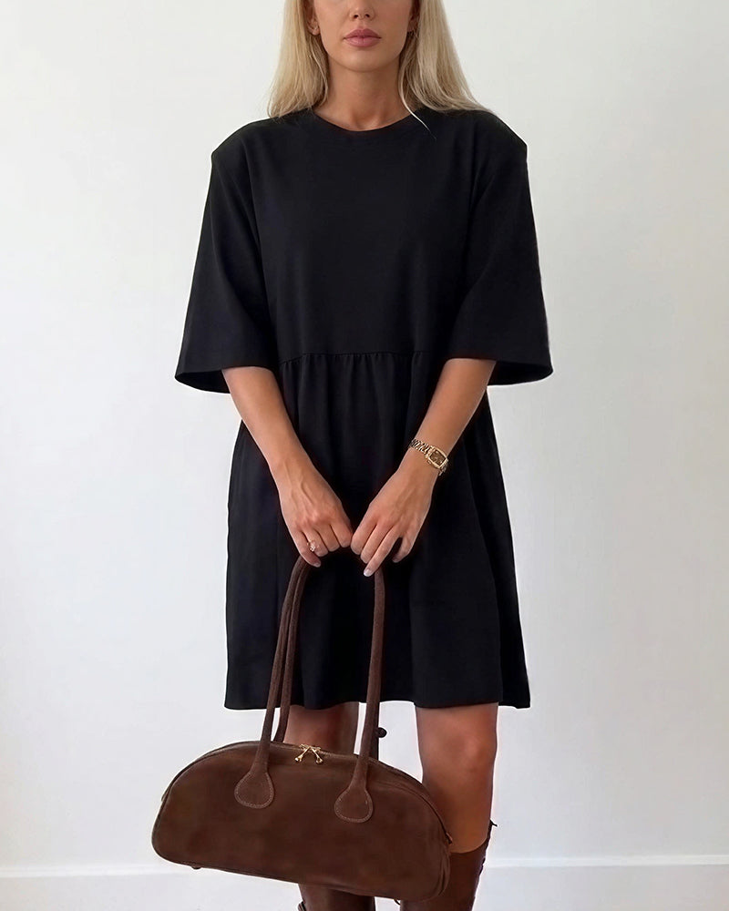 Vyla™ Casual Loose Tiered Mini Dress