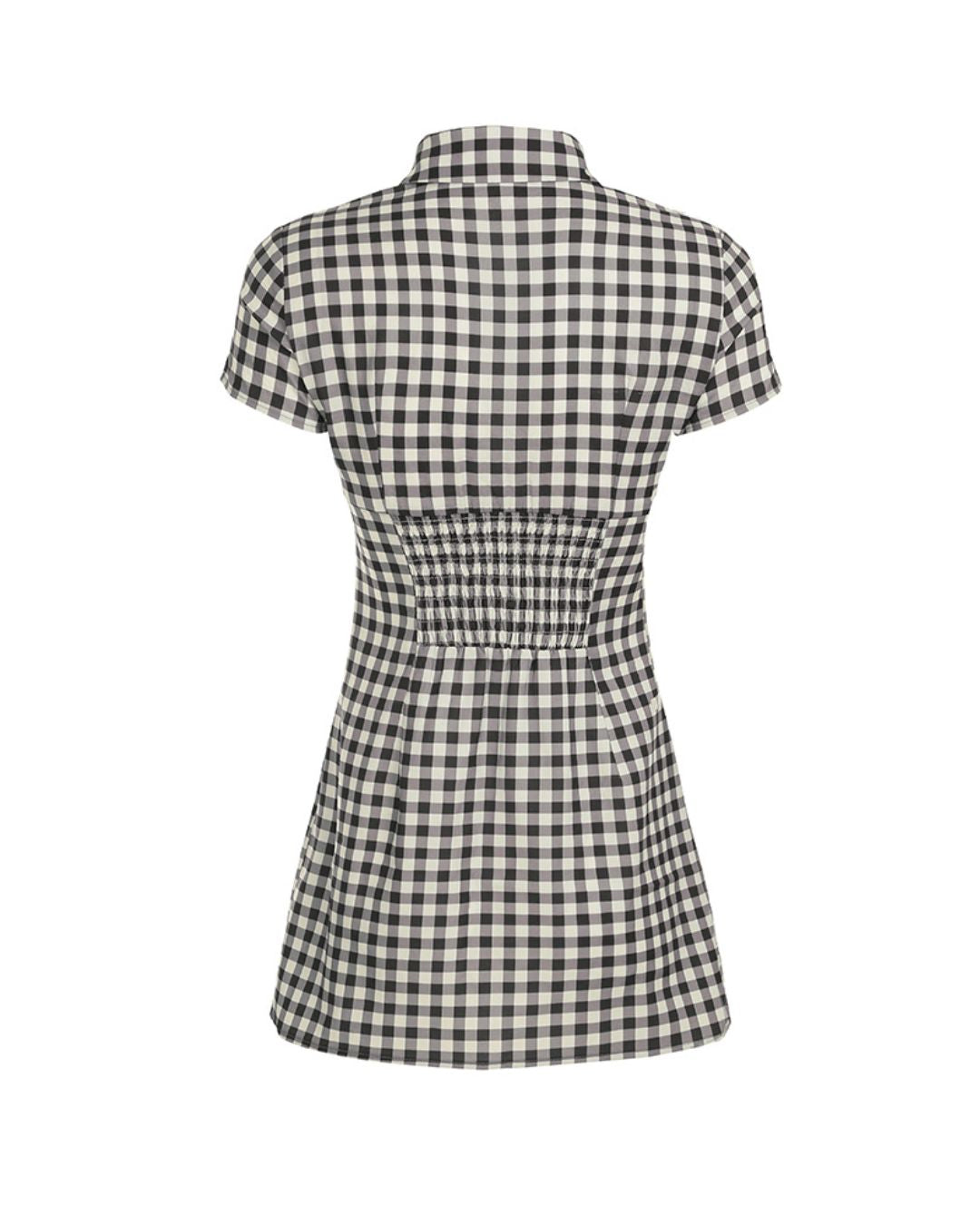 Vyla™ Motley Mini Dress Brown Check