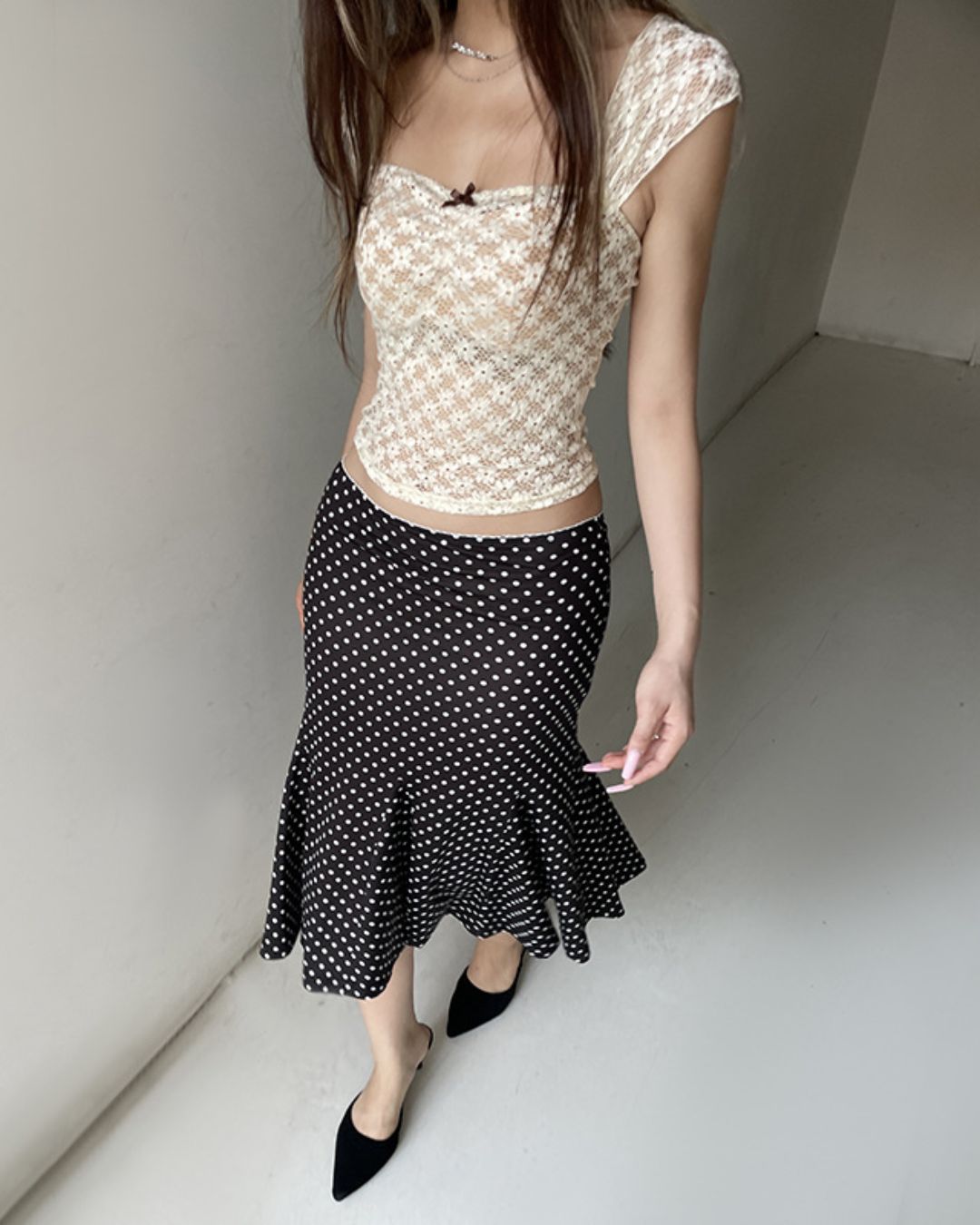 Vyla™ Low Waist Slim Fit Bodycon Fishtail Midi Skirt