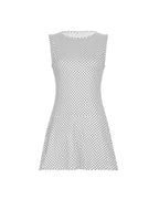 Vyla™ Polka Dot Drop Waist Mini Dress