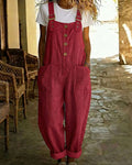 Vyla™ Vintage Long Overalls With Pockets